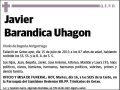 BARANDICA UHAGON,JAVIER