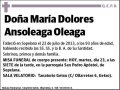 ANSOLEAGA OLEAGA,MARIA DOLORES