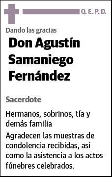 SAMANIEGO FERNANDEZ,AGUSTIN