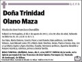 OLANO MAZA,TRINIDAD