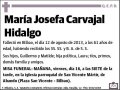 CARVAJAL HIDALGO,MARIA JOSEFA