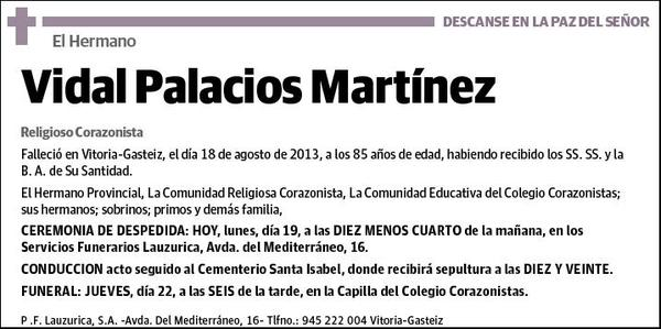PALACIOS MARTINEZ,VIDAL