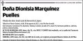 MARQUINEZ PUELLES,DIONISIA