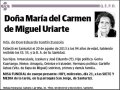 DE MIGUEL URIARTE,MARIA DEL CARMEN