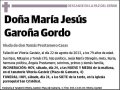 GAROÑA GORDO,MARIA JESUS