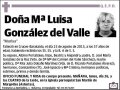 GONZALEZ DEL VALLE,Mª LUISA