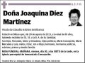 DIEZ MARTINEZ,JOAQUINA