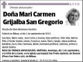 GRIJALBA SAN GREGORIO,MARI CARMEN