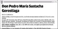 SUSTACHA GOROSTIAGA,PEDRO MARIA