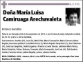 CAMIRUAGA ARECHAVALETA,MARIA LUISA
