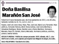 MARAÑON SAN JOSE,BASILISA