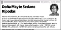 SEDANO RIPODAS,MAYTE