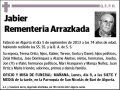 REMENTERIA ARRAZKADA,JABIER