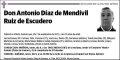DIAZ DE MENDIVIL RUIZ DE ESCUDERO,ANTONIO