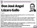LAZARO GALLO,JOSE ANGEL