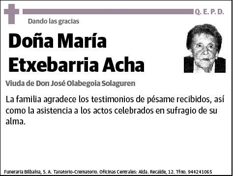 ETXEBARRIA ACHA,MARIA