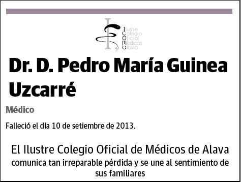 GUINEA UZCARRE,PEDRO Mª