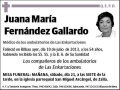 FERNANDEZ GALLARDO,JUANA MARIA