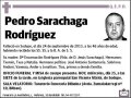 SARACHAGA RODRIGUEZ,PEDRO