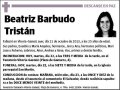 BARBUDO TRISTAN,BEATRIZ