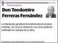 FERRERAS FERNANDEZ,TEODOMIRO