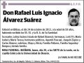 ALVAREZ SUAREZ,RAFAEL LUIS IGNACIO