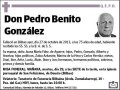 BENITO GONZALEZ,PEDRO