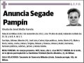 SEGADE PAMPIN,ANUNCIA