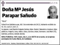 PARAPAR SAÑUDO,Mª JESUS