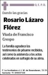 LAZARO FLOREZ,ROSARIO