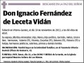 FERNANDEZ DE LECETA VIDAN,IGNACIO