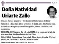 URIARTE ZALLO,NATIVIDAD
