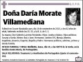 MORATE VILLAMEDIANA,DARIA