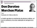 MORCHON PLATAS,DOROTEO