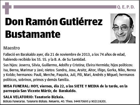 GUTIERREZ BUSTAMANTE,RAMON