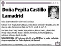 CASTILLO LAMADRID,PEPITA