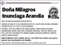 INUNCIAGA ARANDIA,MILAGROS