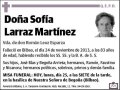 LARRAZ MARTINEZ,SOFIA