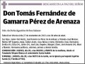 FERNANDEZ DE GAMARRA PEREZ DE ARENAZA,TOMAS
