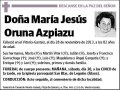 ORUNA AZPIAZU,MARIA JESUS