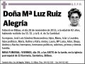 RUIZ ALEGRIA,Mª LUZ