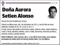 SETIEN ALONSO,AURORA