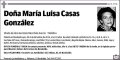 CASAS GONZALEZ,MARIA LUISA