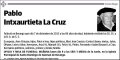 INTXAURTIETA LA CRUZ,PABLO
