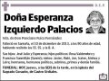 IZQUIERDO PALACIOS,ESPERANZA