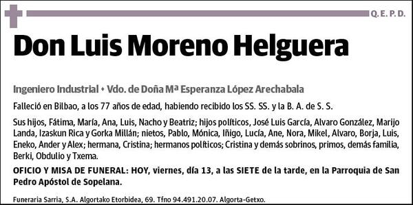 MORENO HELGUERA,LUIS