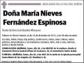 FERNANDEZ ESPINOSA,MARIA NIEVES