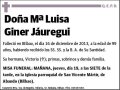 GINER JAUREGUI,Mª LUISA