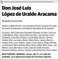 LOPEZ DE URALDE ARACAMA,JOSE LUIS