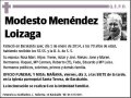 MENENDEZ LOIZAGA,MODESTO